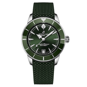 Breitling Superocean Heritage B31 Automatic 40mm Mens Watch Green Rubber Breitling Superocean Heritage B31 Automatic 40mm Mens Watch Green Rubber