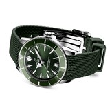 Breitling Superocean Heritage B31 Automatic 40mm Mens Watch Green Rubber