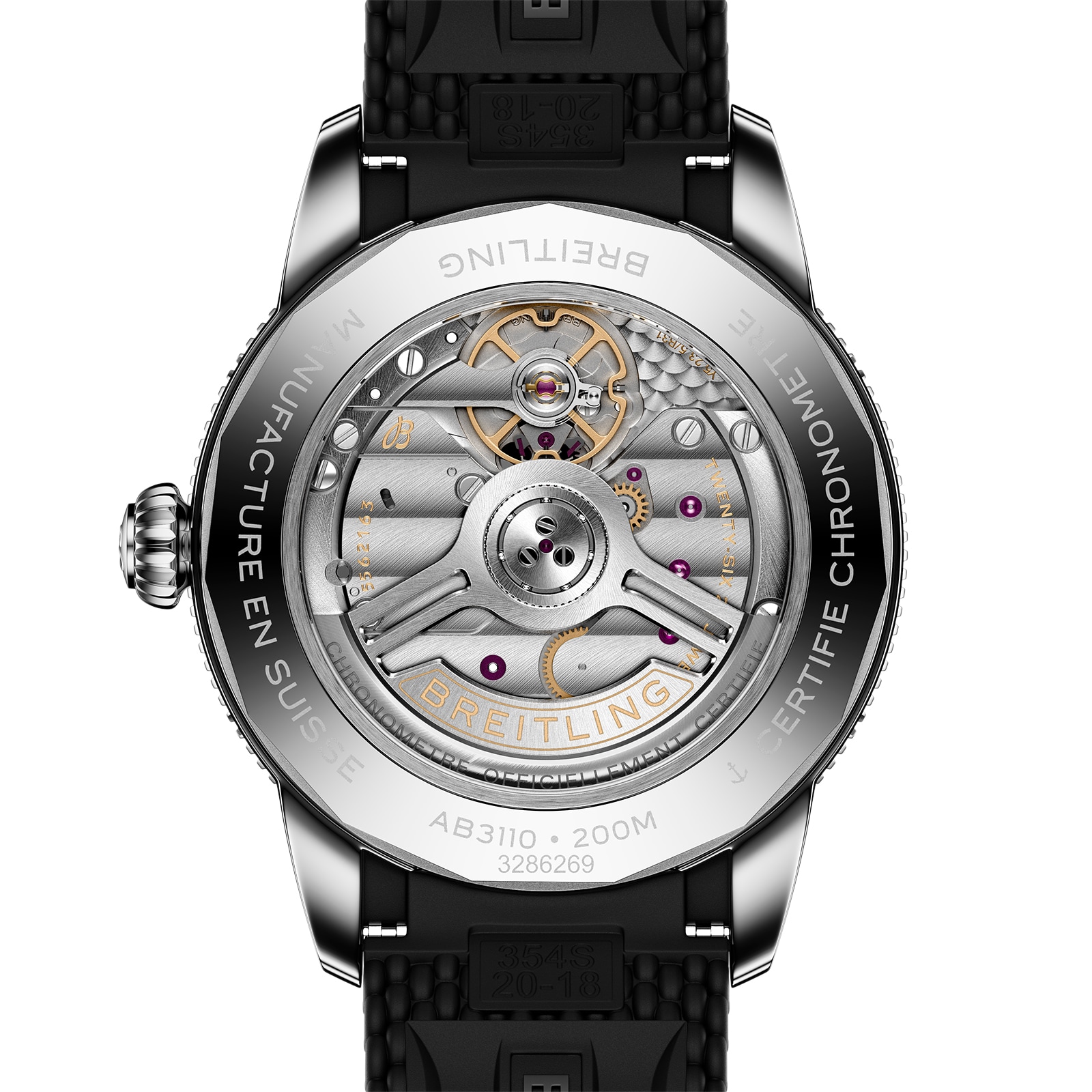 Breitling Superocean Heritage B31 Automatic 40mm Mens Watch Black Rubber