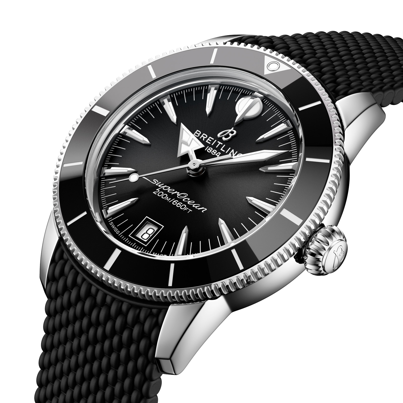 Breitling Superocean Heritage B31 Automatic 40mm Mens Watch Black Rubber