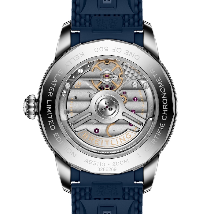 Breitling Superocean Heritage B31 Automatic Kelly Slater Limited Edition 40mm Mens Watch Blue Rubber
