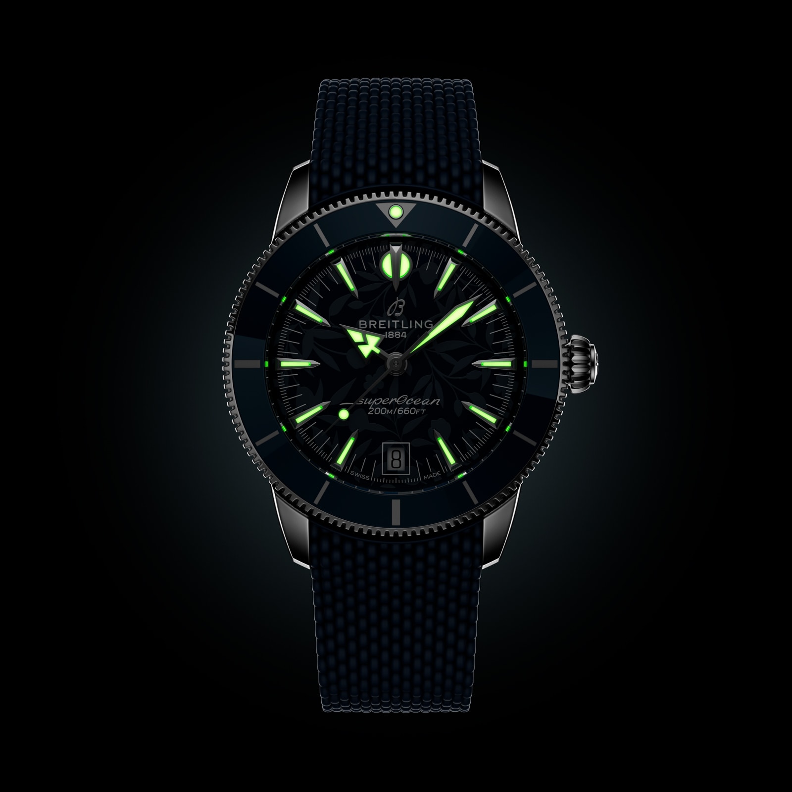 Breitling Superocean Heritage B31 Automatic Kelly Slater Limited Edition 40mm Mens Watch Blue Rubber