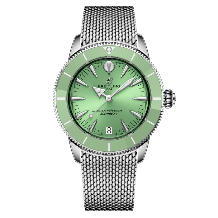 Breitling Superocean Heritage Automatic 36mm Unisex Watch Green