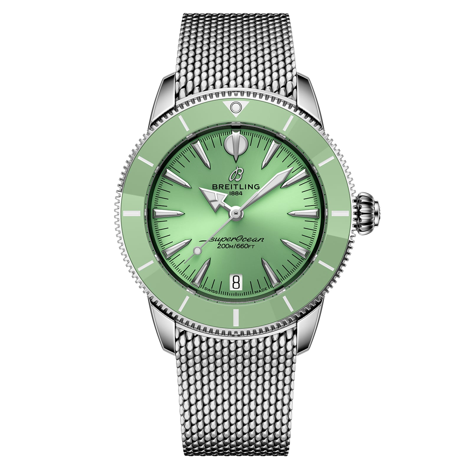 Breitling Superocean Heritage Automatic 36mm Unisex Watch Green Breitling Superocean Heritage Automatic 36mm Unisex Watch Green