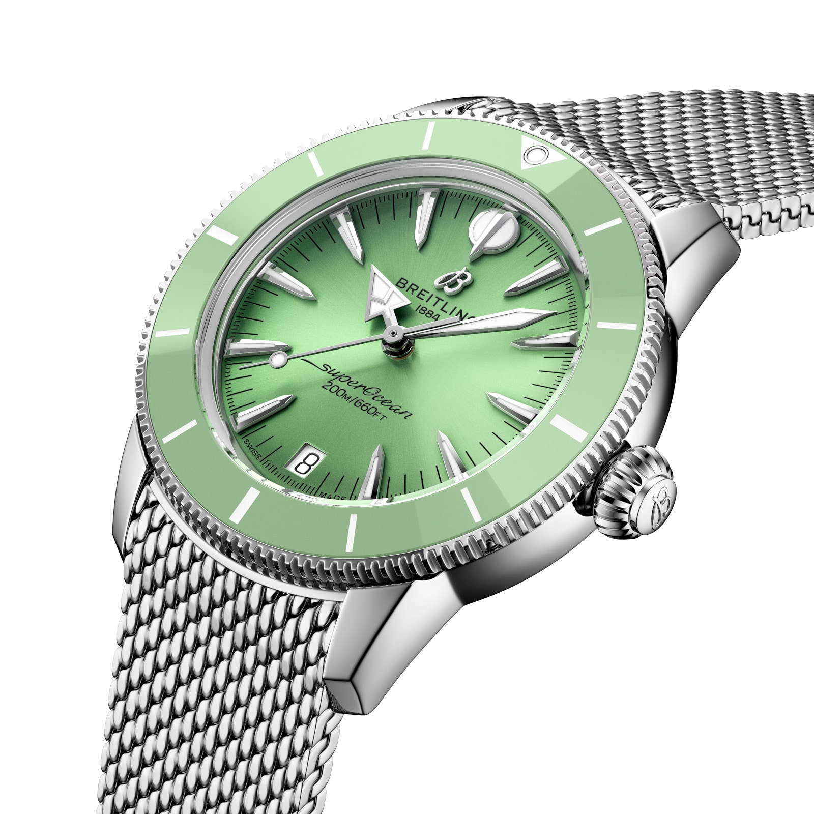 Breitling Superocean Heritage Automatic 36mm Unisex Watch Green