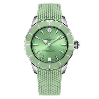 Breitling Superocean Heritage Automatic 36mm Unisex Watch Green Rubber Breitling Superocean Heritage Automatic 36mm Unisex Watch Green Rubber