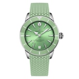 Breitling Superocean Heritage Automatic 36mm Unisex Watch Green Rubber