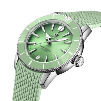 Breitling Superocean Heritage Automatic 36mm Unisex Watch Green Rubber