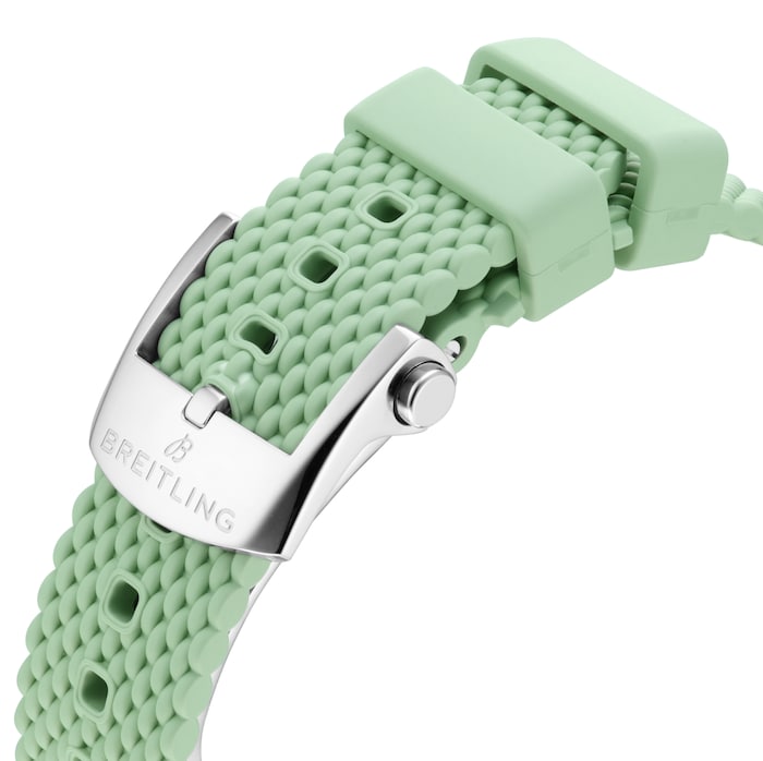 Breitling Superocean Heritage Automatic 36mm Unisex Watch Green Rubber