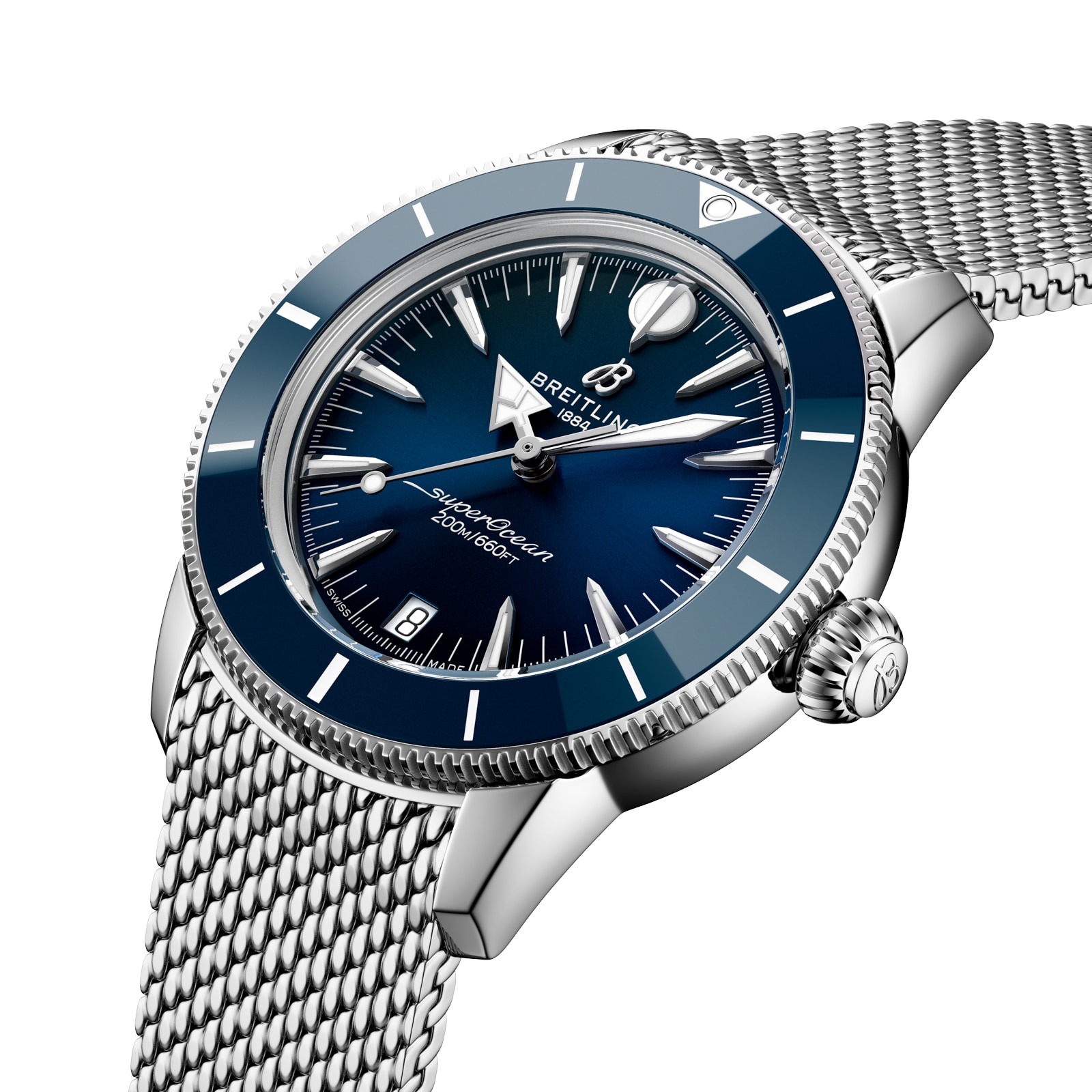 Breitling Superocean Heritage Automatic 36mm Unisex Watch Blue Breitling Superocean Heritage Automatic 36mm Unisex Watch Blue