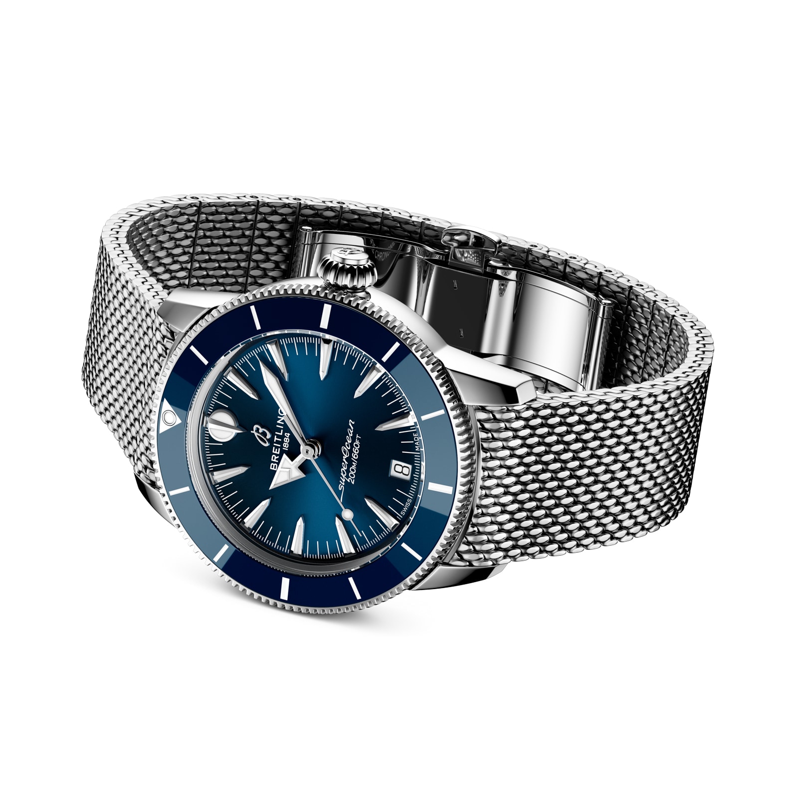 Breitling Superocean Heritage Automatic 36mm Unisex Watch Blue Breitling Superocean Heritage Automatic 36mm Unisex Watch Blue