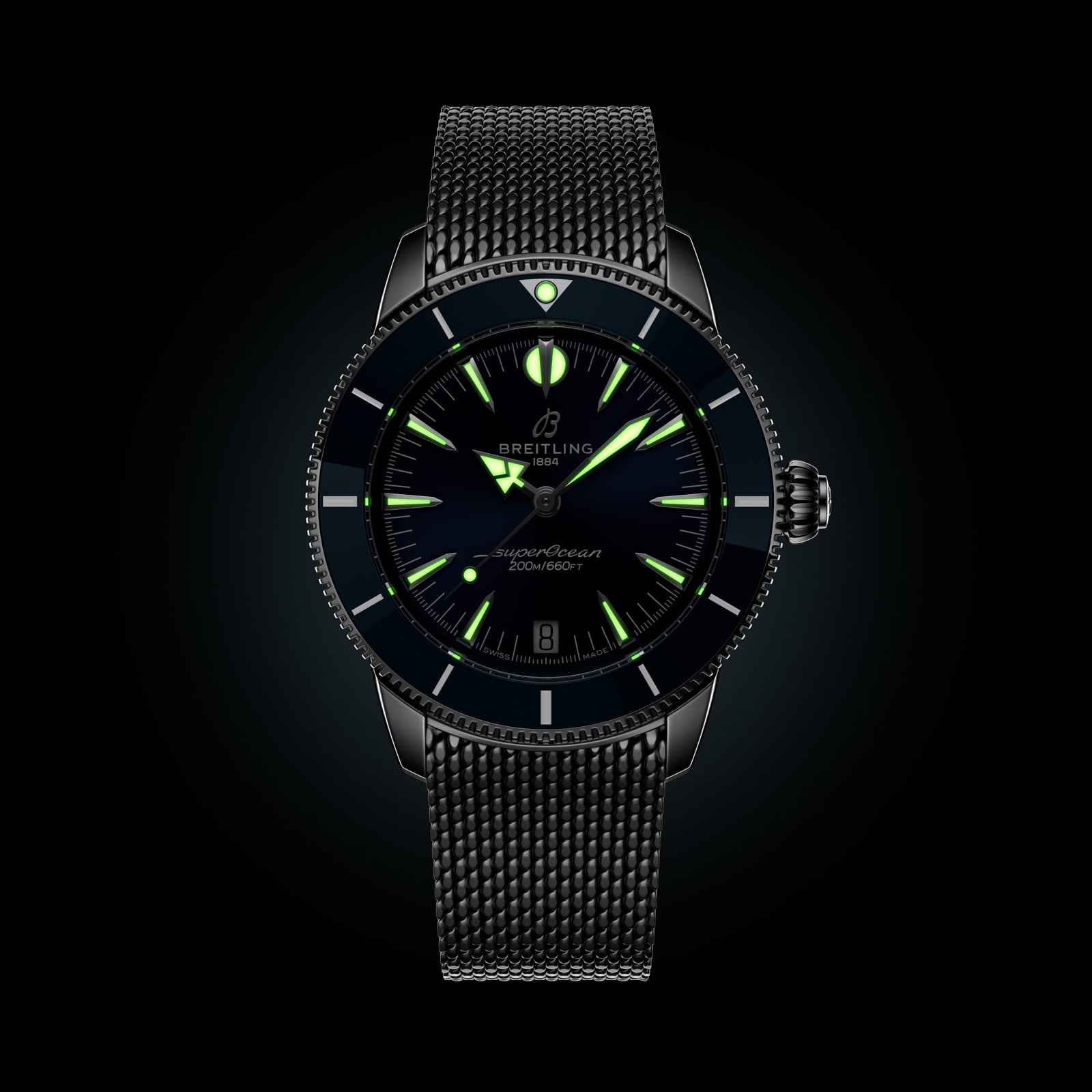 Breitling Superocean Heritage Automatic 36mm Unisex Watch Blue