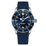 Breitling Superocean Heritage Automatic 36mm Unisex Watch Blue Rubber