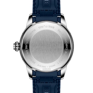 Breitling Superocean Heritage Automatic 36mm Unisex Watch Blue Rubber