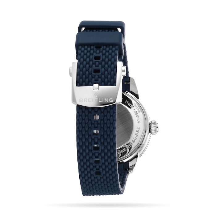 Breitling Superocean Heritage Automatic 36mm Unisex Watch Blue Rubber