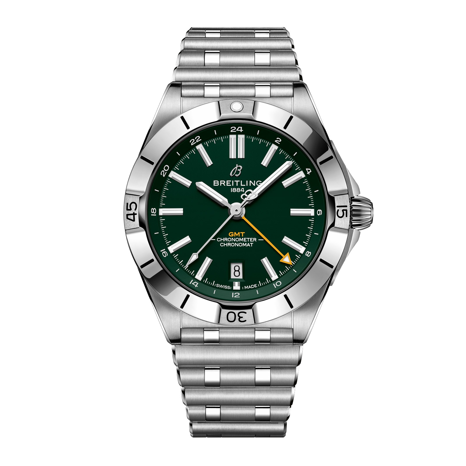 Breitling Chronomat GMT 40 Green Bay Packers Limited Edition Mens Watch