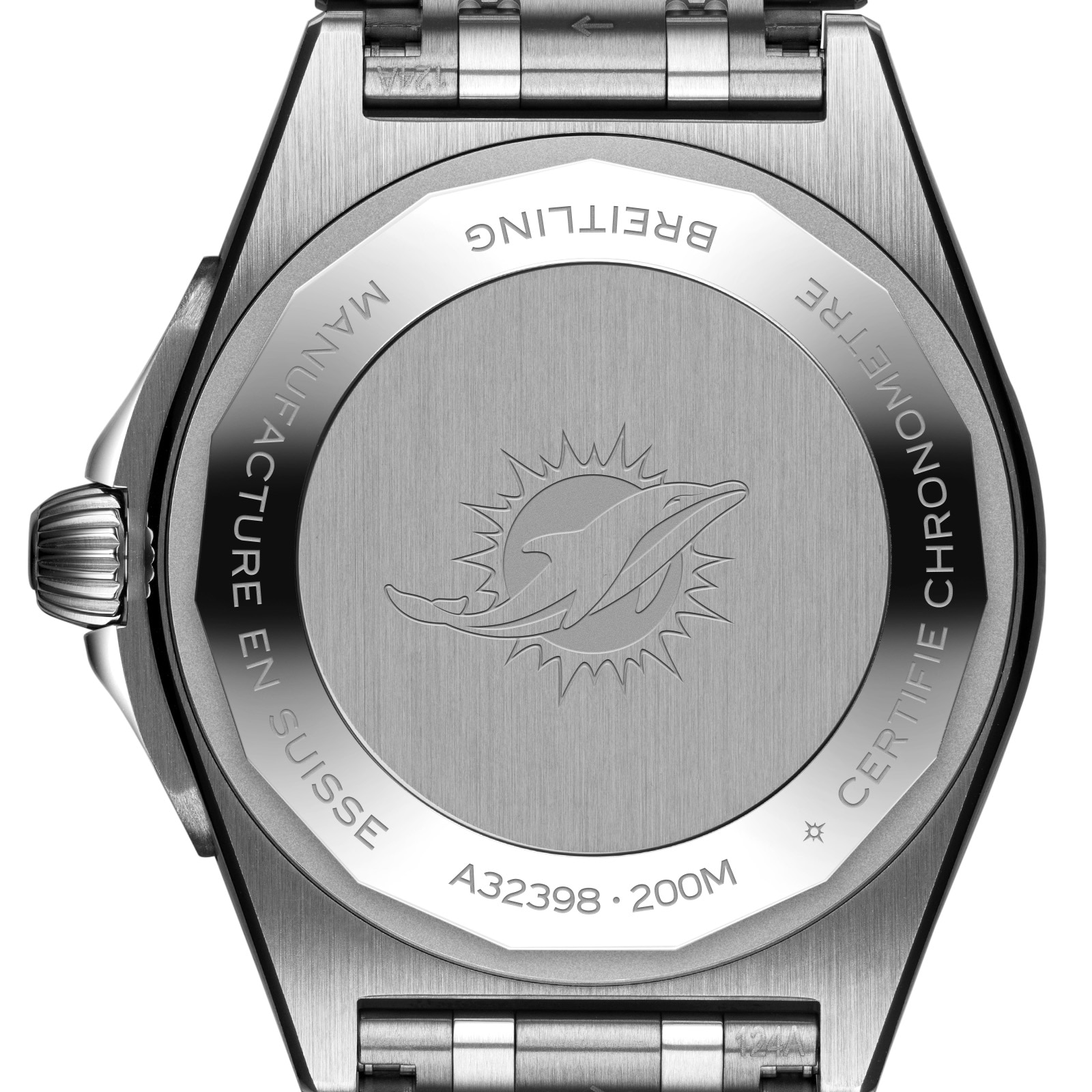 Breitling Chronomat GMT 40 Miami Dolphins Limited Edition Mens Watch