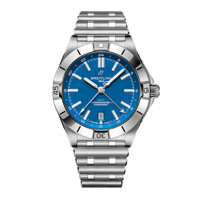 Breitling Chronomat GMT 40 Detroit Lions Limited Edition Mens Watch