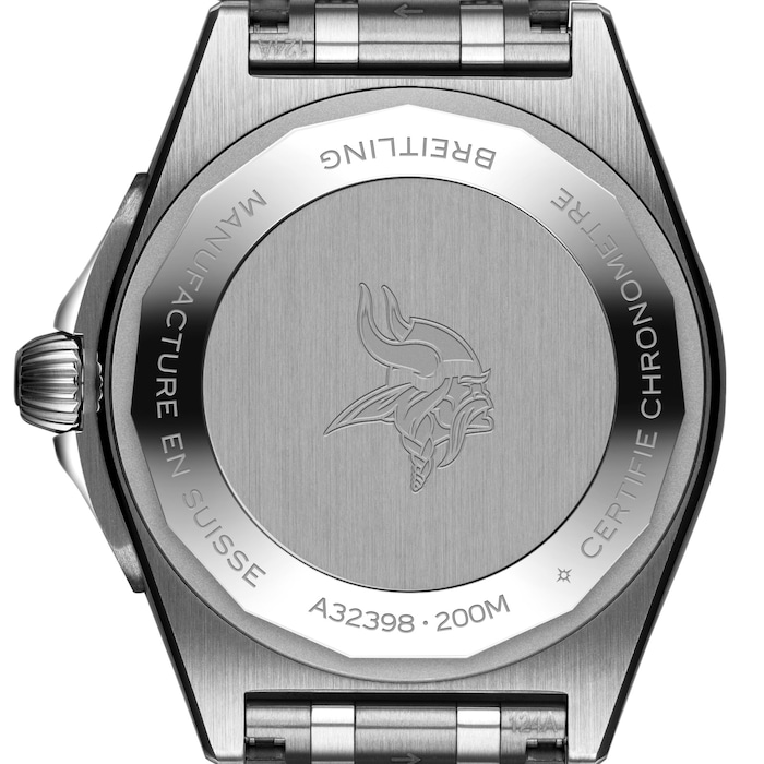 Breitling Chronomat GMT 40 Minnesota Vikings Limited Edition Mens Watch