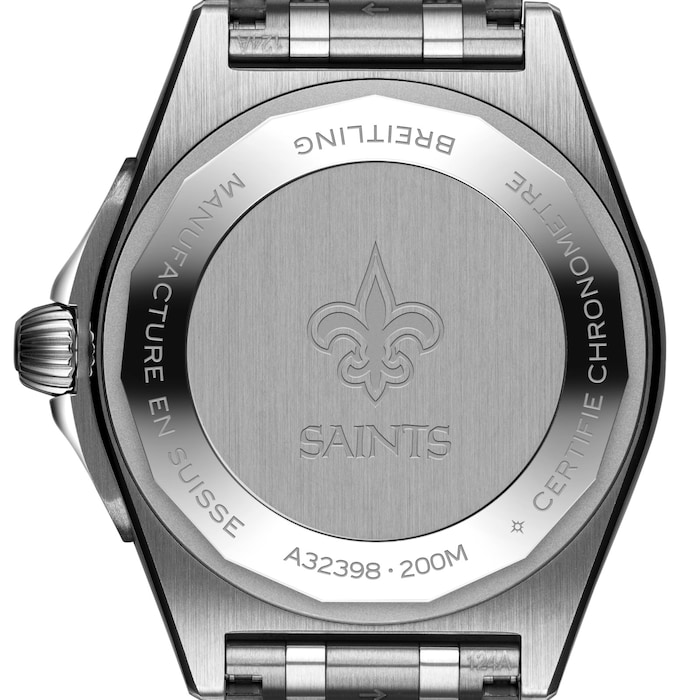 Breitling Chronomat GMT 40 New Orleans Saints Limited Edition Mens Watch