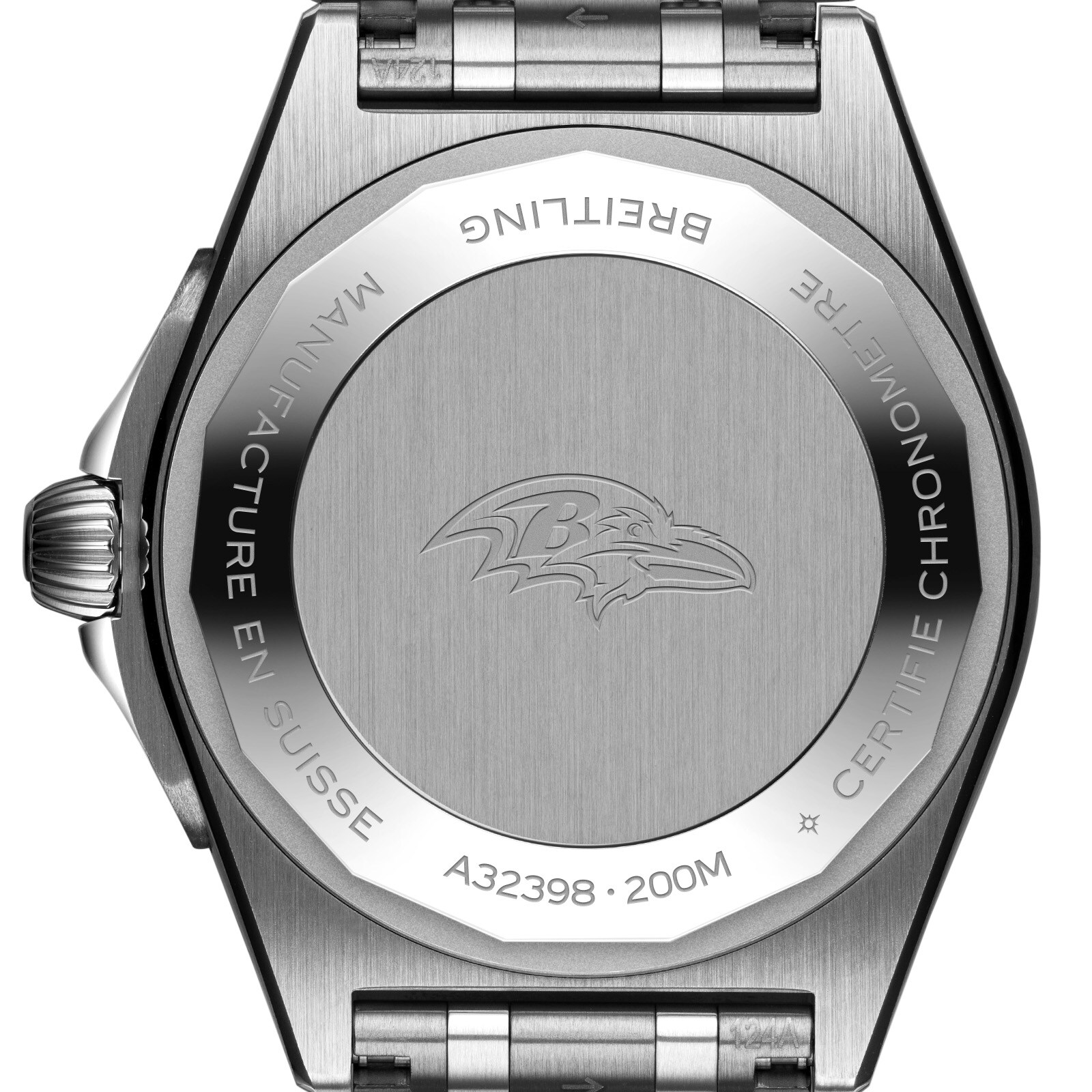 Breitling Chronomat GMT 40 Baltimore Ravens Limited Edition Mens Watch