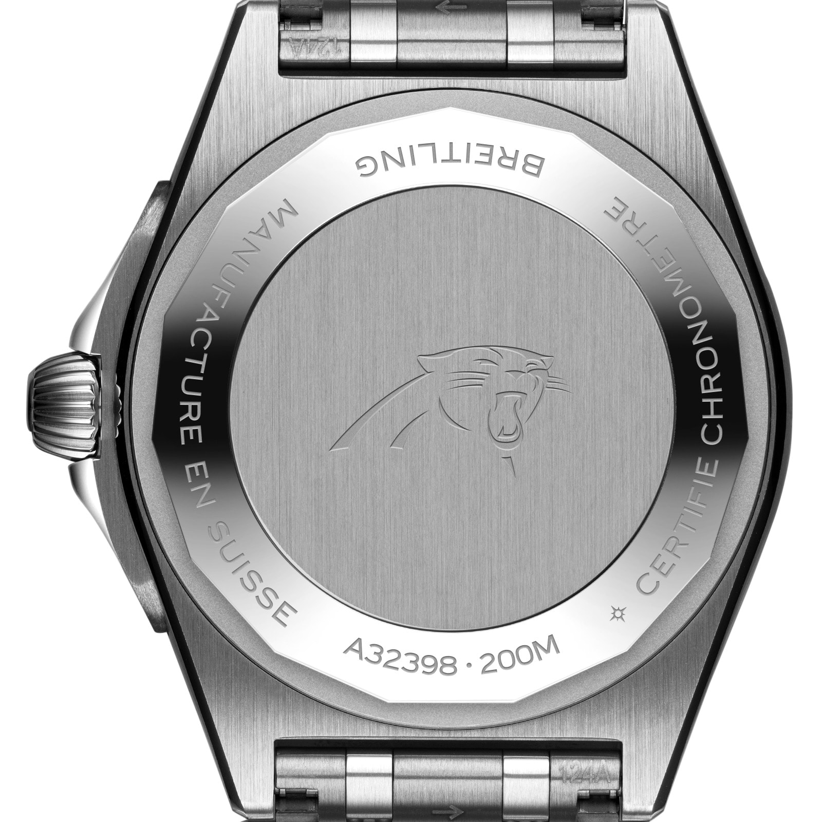 Breitling Chronomat GMT 40 Carolina Panthers Limited Edition Mens Watch