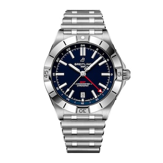 Breitling Chronomat GMT 40 New England Patriots Limited Edition Mens Watch