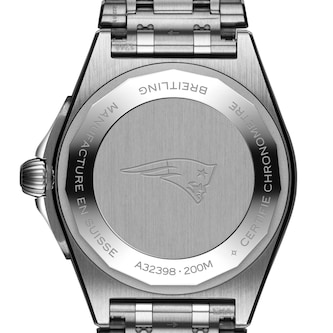 Breitling Chronomat GMT 40 New England Patriots Limited Edition Mens Watch