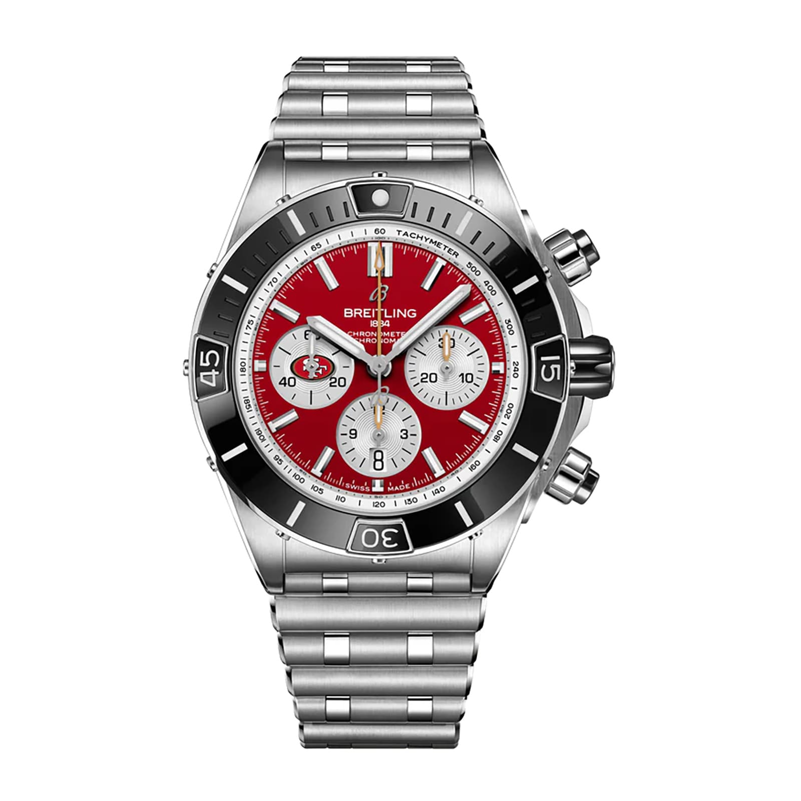 Breitling Super Chronomat B01 44 SanDrancisco 49ers Limited Edition Mens Watch