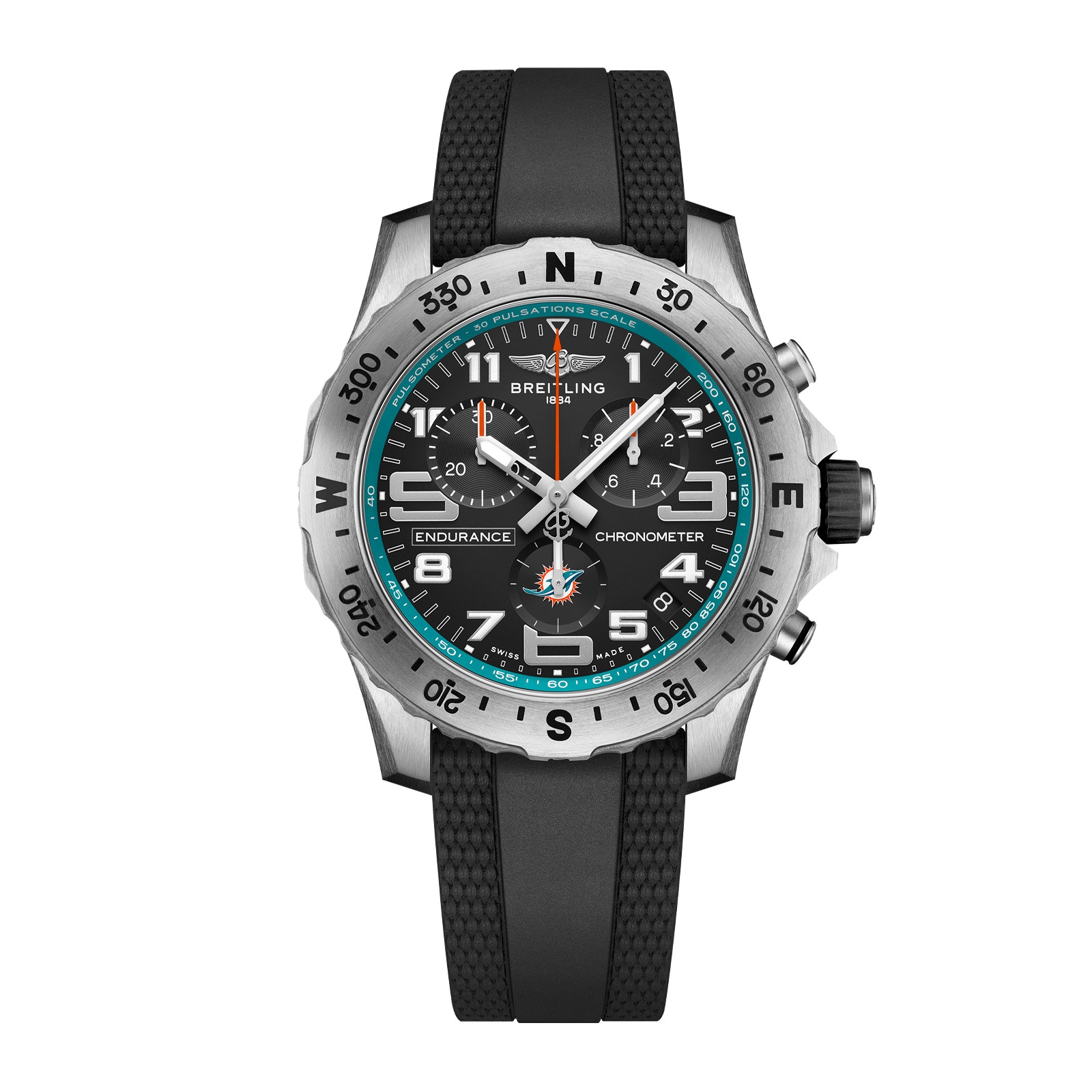 Breitling Endurance Pro 44 Miami Dolphins Limited Edition Mens Watch