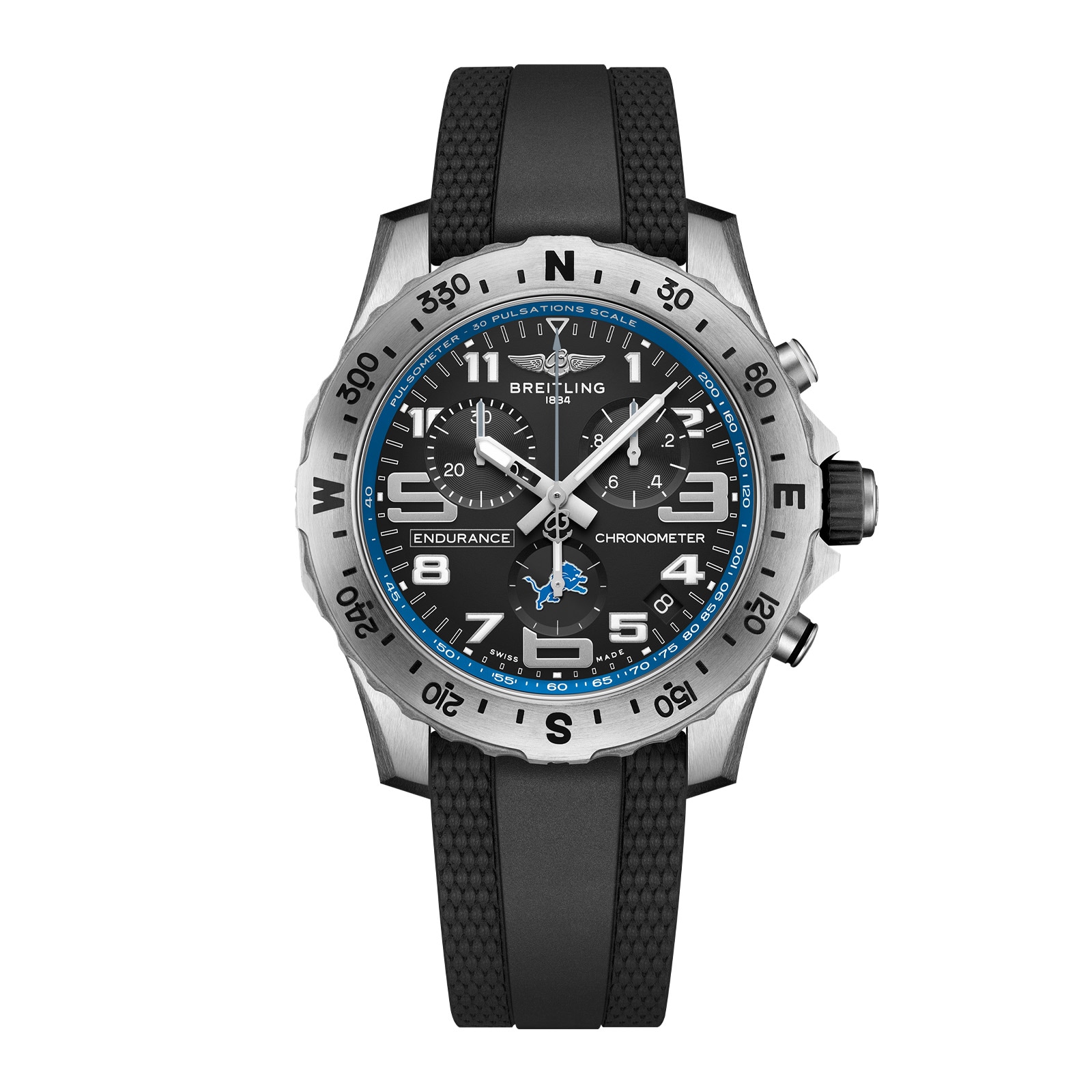 Breitling Endurance Pro 44 Detroit Lions Limited Edition Mens Watch