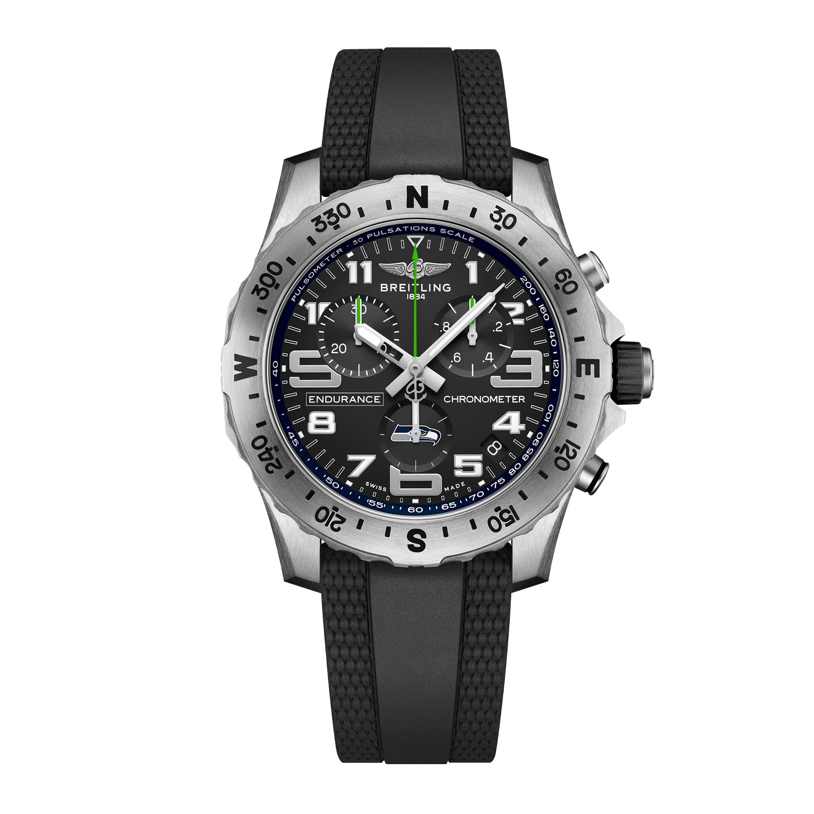 Breitling Endurance Pro 44 Seattle Seahawks Limited Edition Mens Watch Breitling Endurance Pro 44 Seattle Seahawks Limited Edition Mens Watch