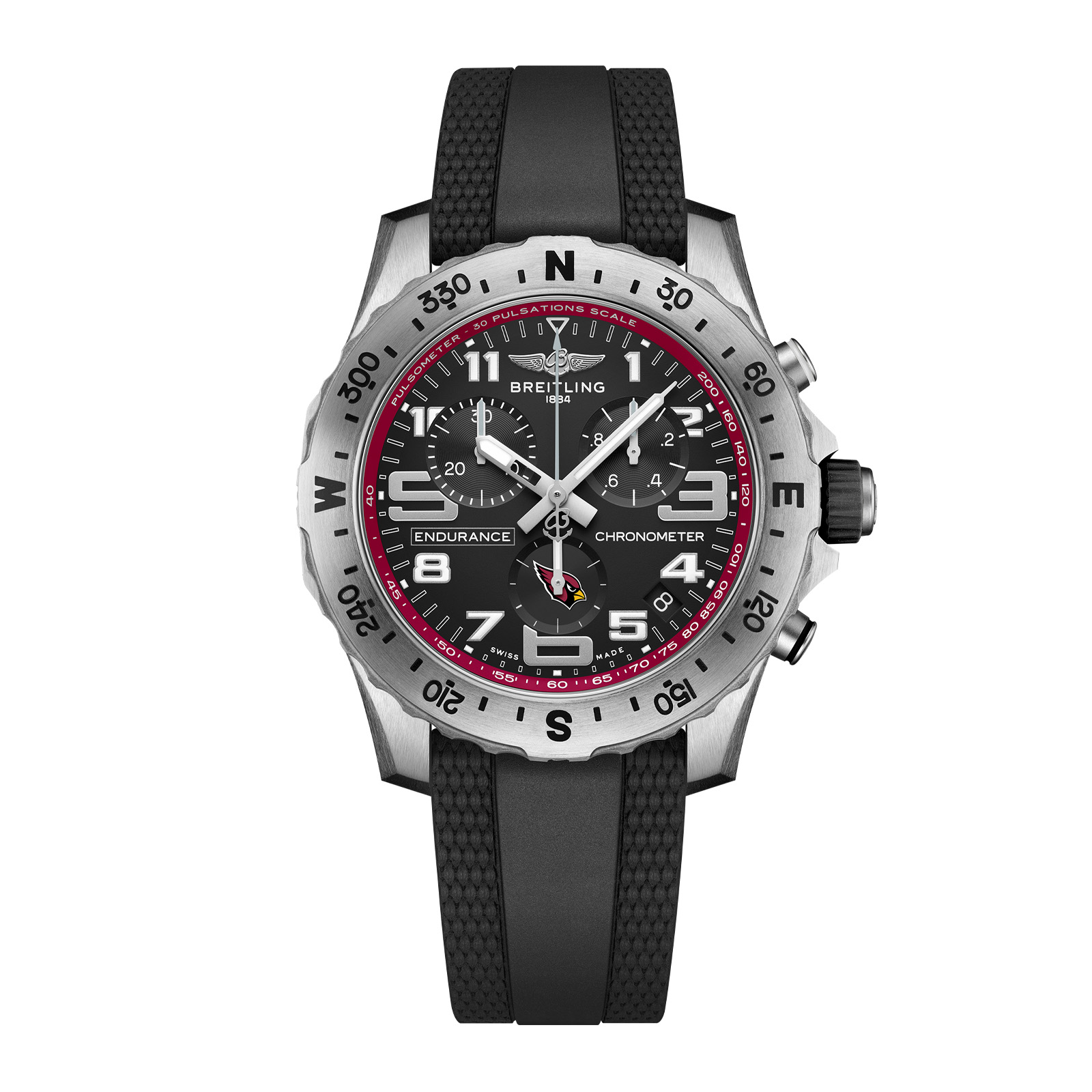 Breitling Endurance Pro 44 Arizona Cardinals Limited Edition Mens Watch Breitling Endurance Pro 44 Arizona Cardinals Limited Edition Mens Watch