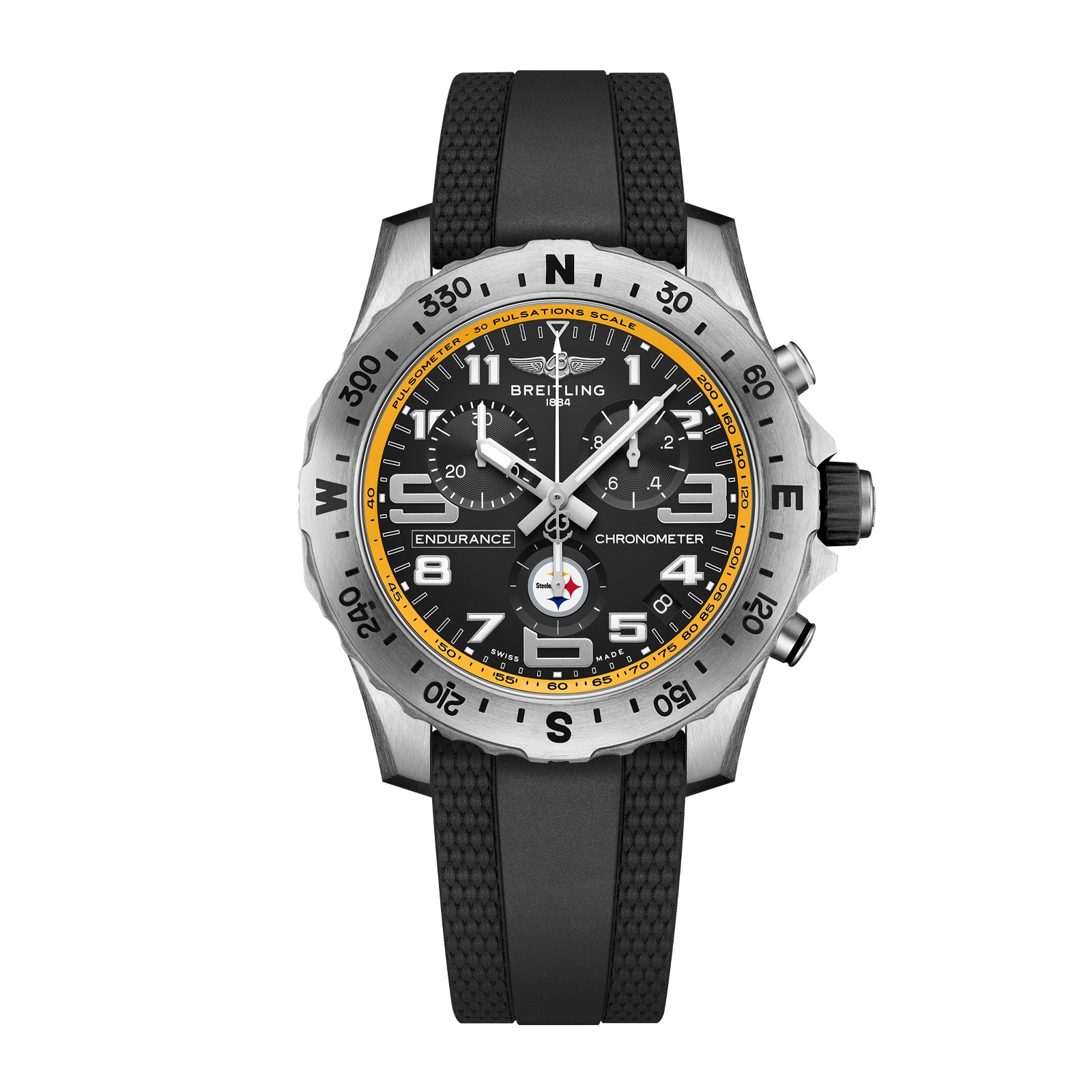 Breitling Endurance Pro 44 Pittsburgh Steelers Limited Edition Mens Watch