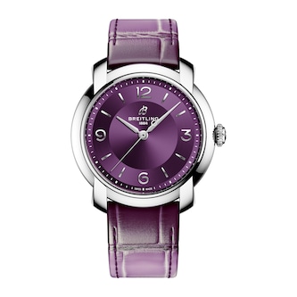 Breitling Lady Premier 36mm Ladies Watch Purple