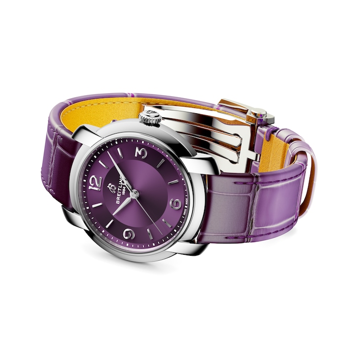 Breitling Lady Premier 36mm Ladies Watch Purple