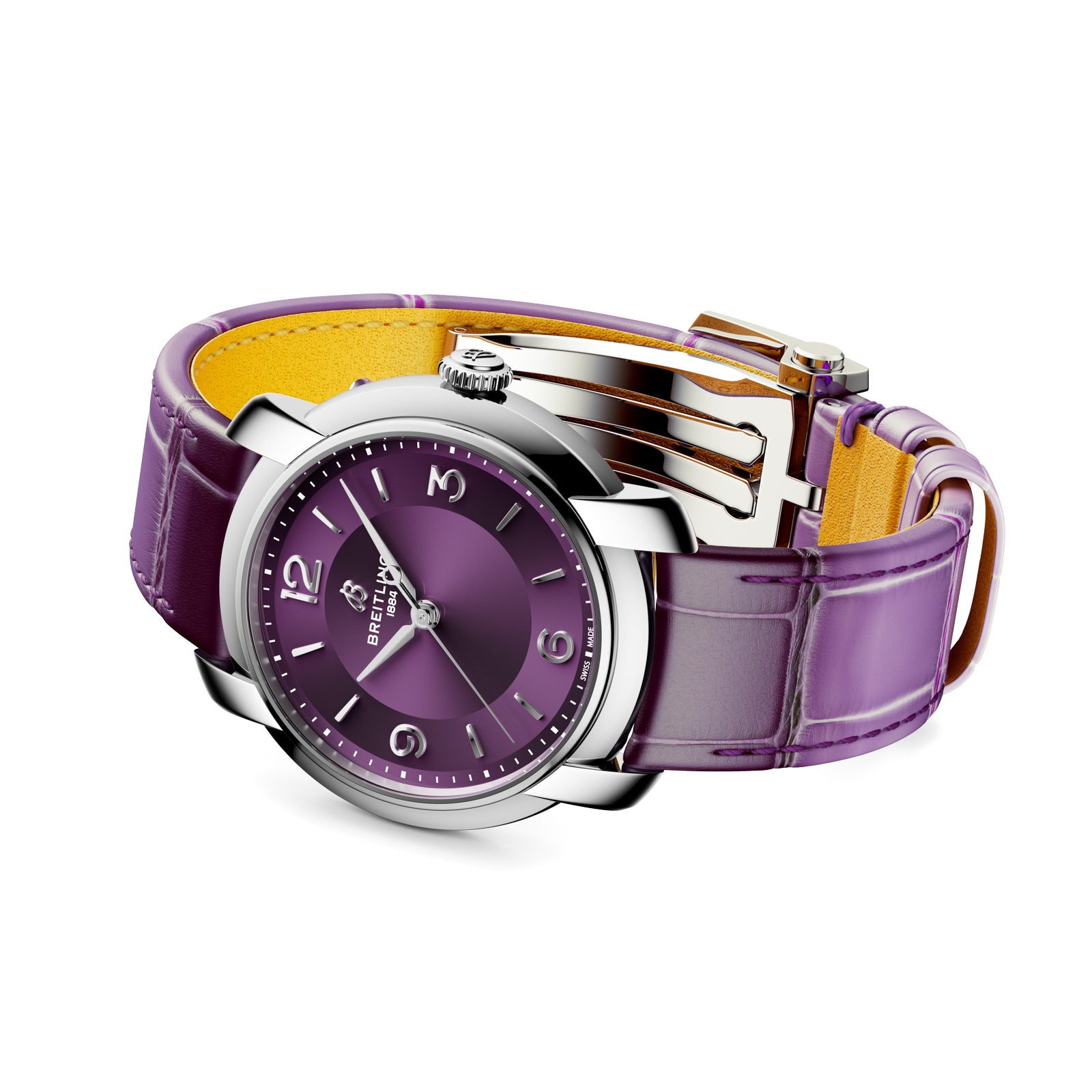 Breitling Lady Premier 36mm Ladies Watch Purple