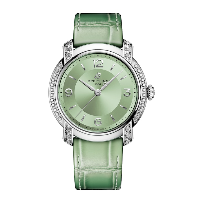 Breitling Lady Premier 36mm Ladies Watch Green