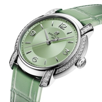 Breitling Lady Premier 36mm Ladies Watch Green