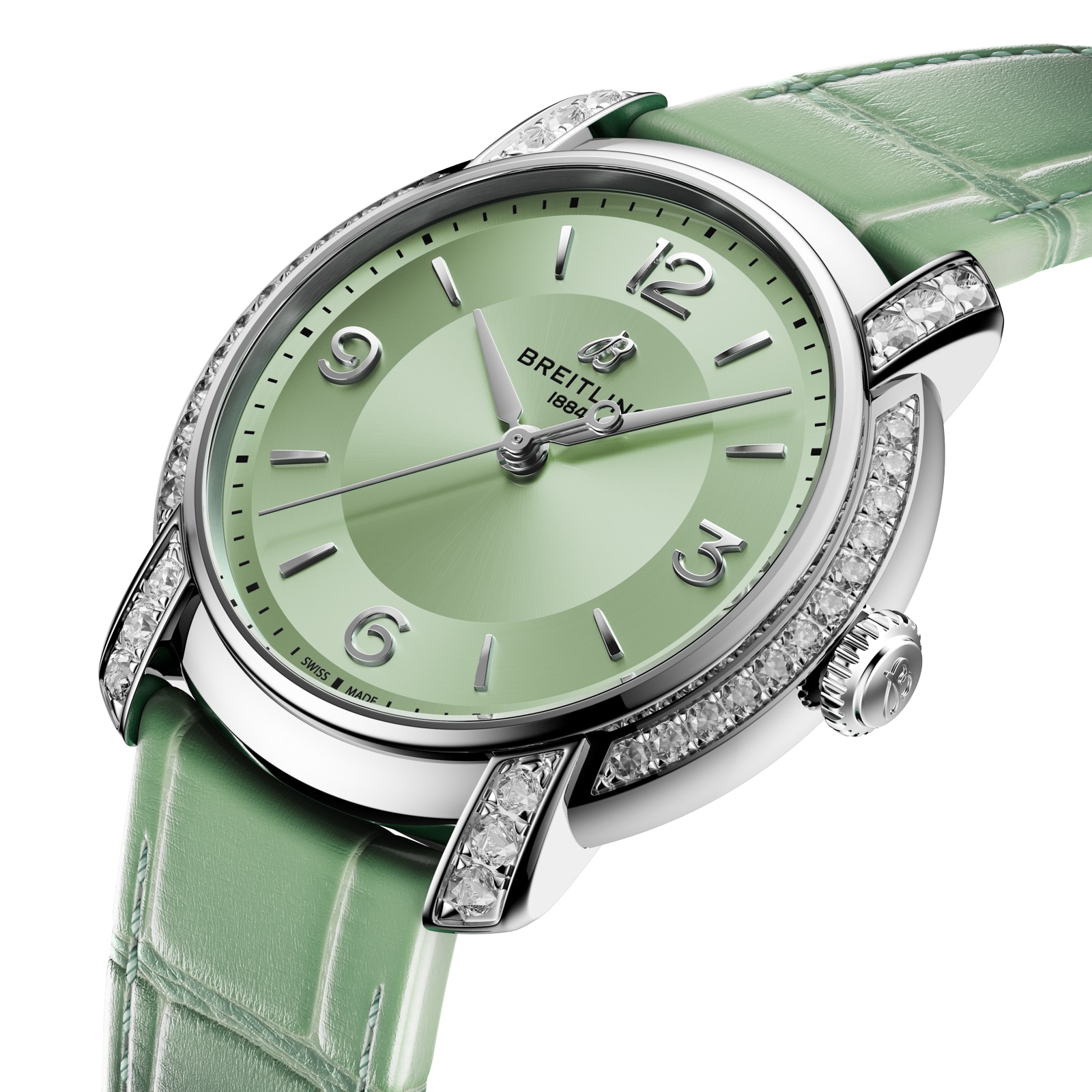 Breitling Lady Premier 36mm Ladies Watch Green