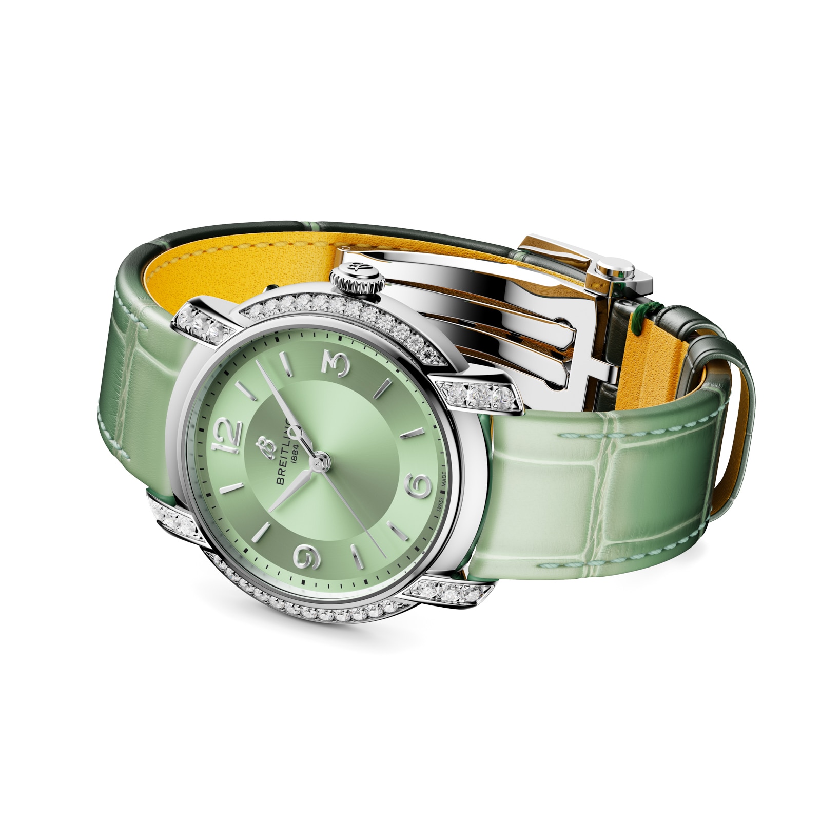 Breitling Lady Premier 36mm Ladies Watch Green