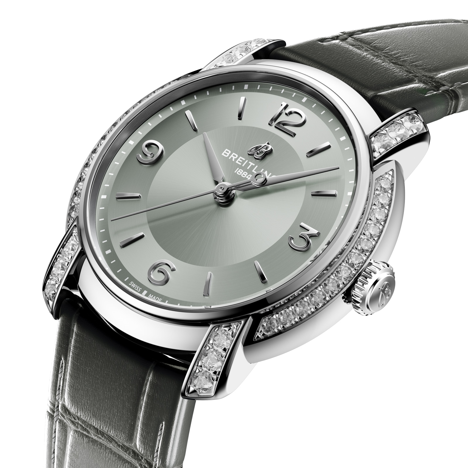 Breitling Lady Premier 36mm Ladies Watch Grey