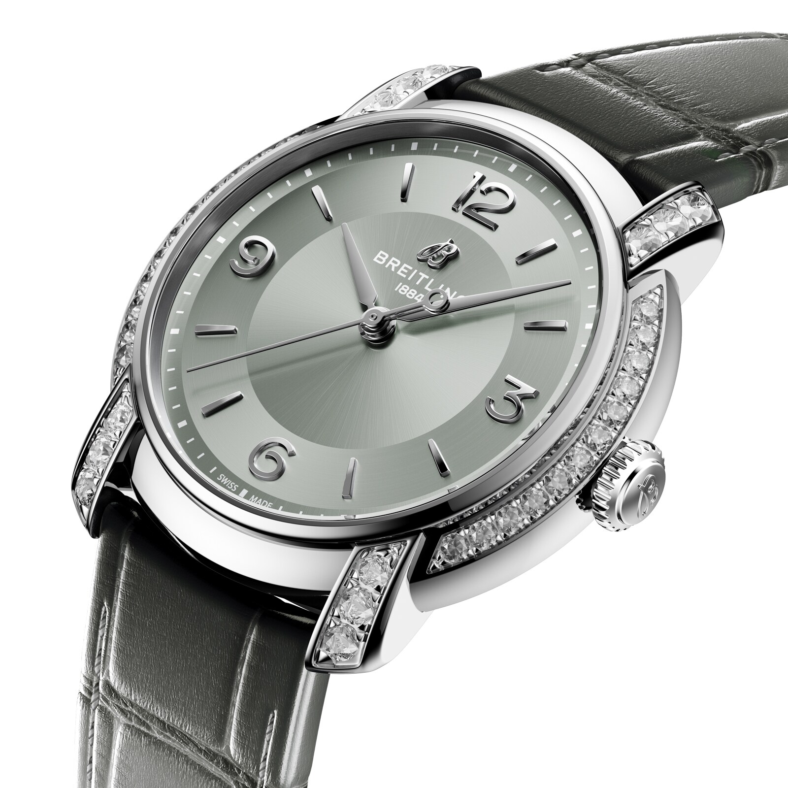 Breitling Lady Premier 36mm Ladies Watch Grey