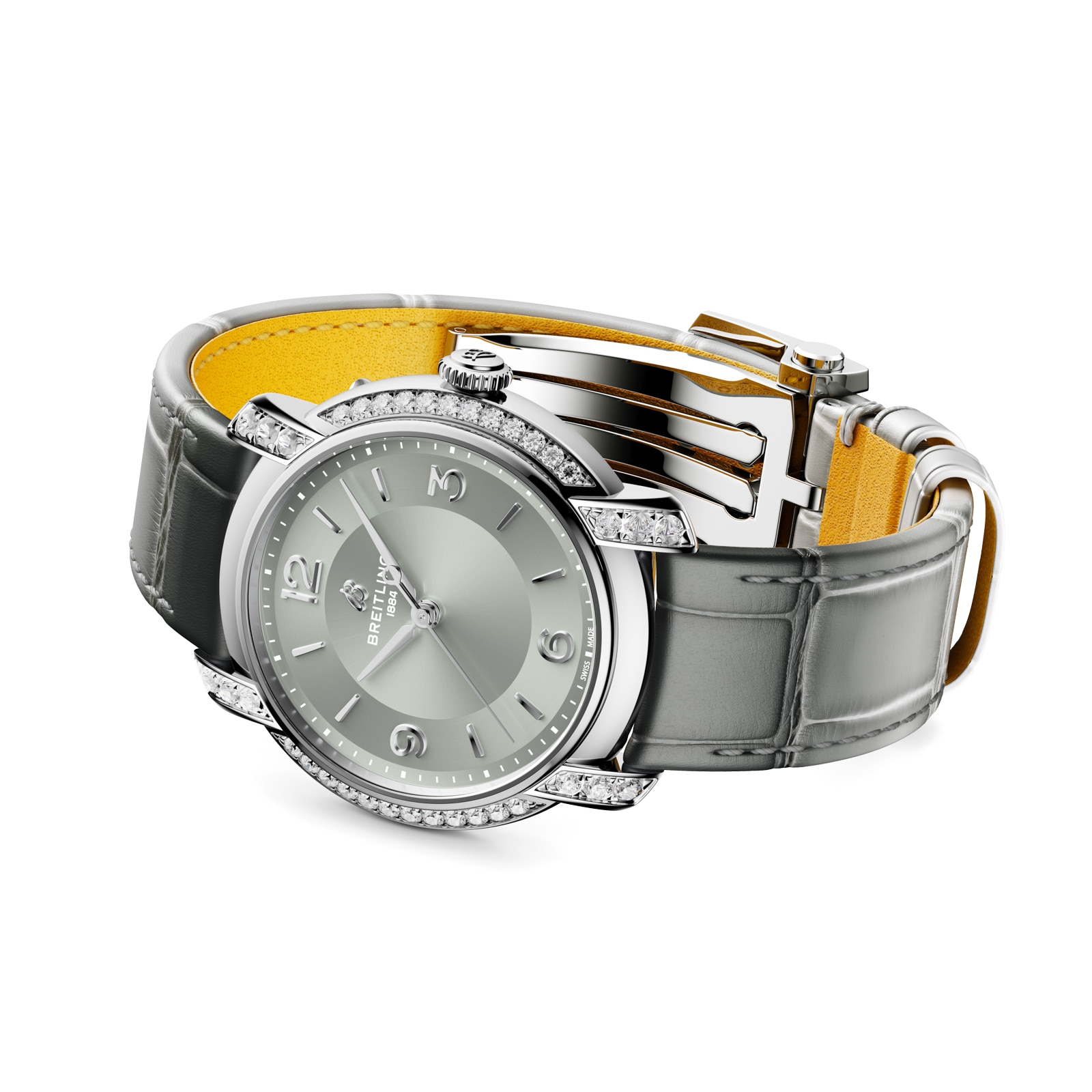 Breitling Lady Premier 36mm Ladies Watch Grey