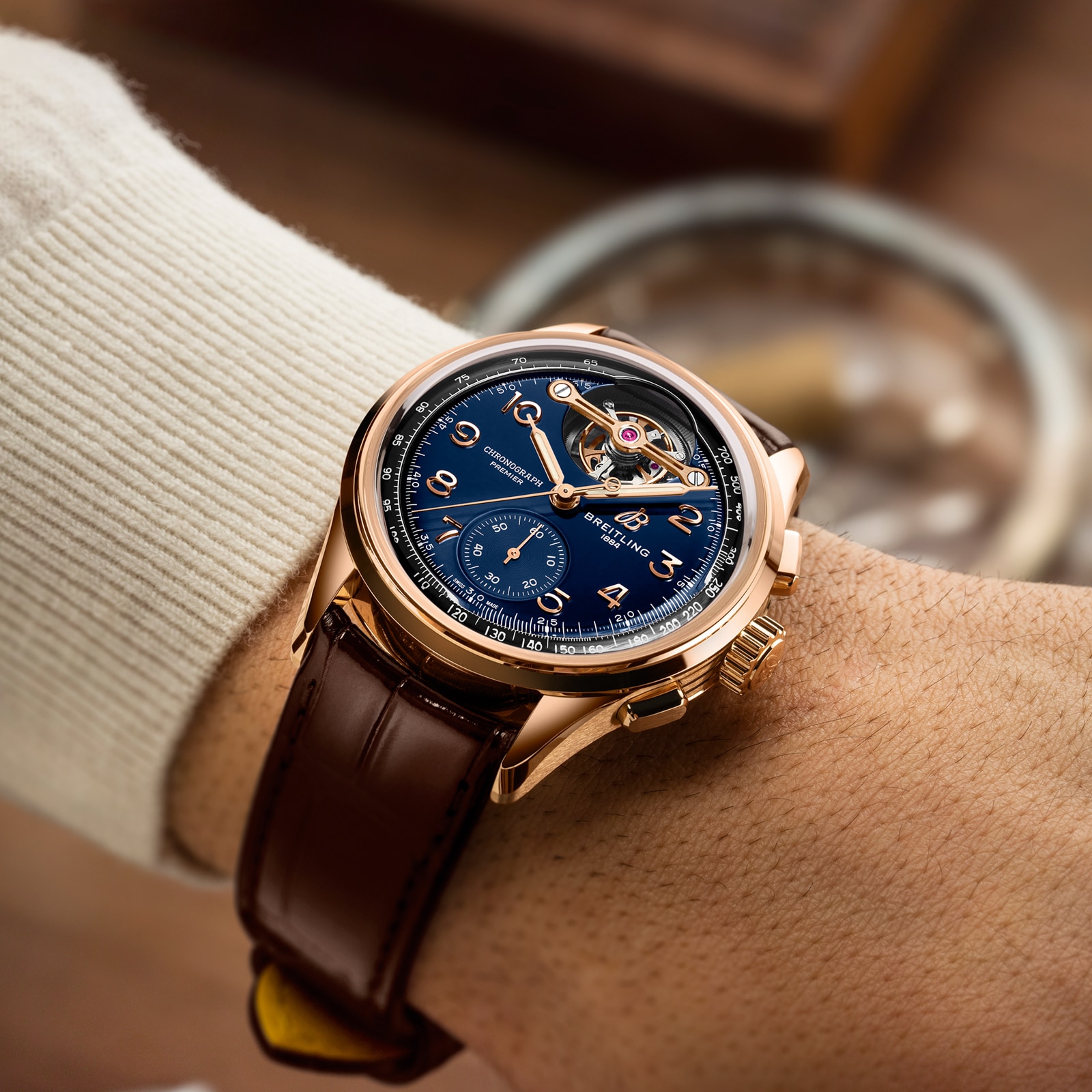 ピアプロ コンプリート フル Breitling Premier B21 Chronograph Tourbillon 42mm Limited Edition