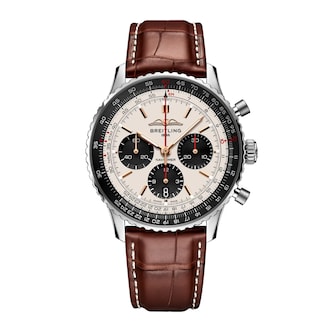 Breitling Navitimer B01 Chronograph 43mm Mens Watch Cream