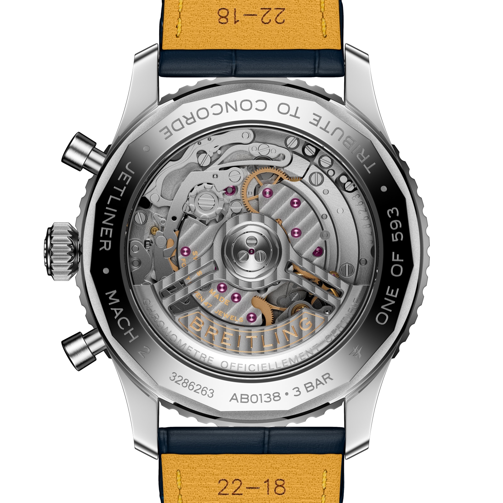 Breitling Navitimer B01 Chronograph Tribute to Concorde Limited Edition 43mm Mens Watch Navy