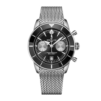 Breitling Superocean Heritage B01 42mm UK Limited Edition Mens Watch Black Stainless Steel