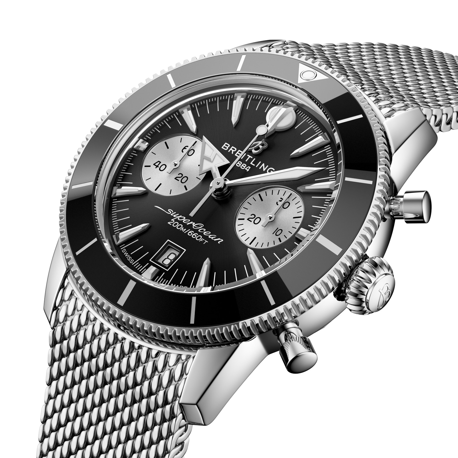 Breitling Superocean Heritage B01 42mm UK Limited Edition Mens Watch Black Stainless Steel Breitling Superocean Heritage B01 42mm UK Limited Edition Mens Watch Black Stainless Steel