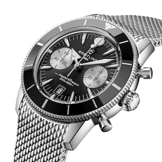 Breitling Superocean Heritage B01 42mm UK Limited Edition Mens Watch Black Stainless Steel